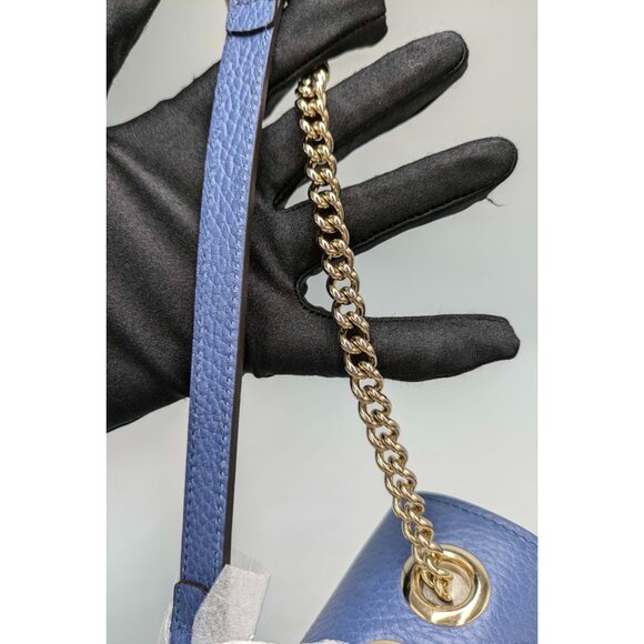 Gucci Dollar Calfskin Interlocking GG Caspian Handbag/Shoulder / Crossbody - Picture 10 of 14